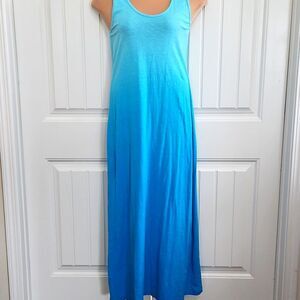 Tommy Bahama Arden Jersey dip dye blue hombre maxi read description
